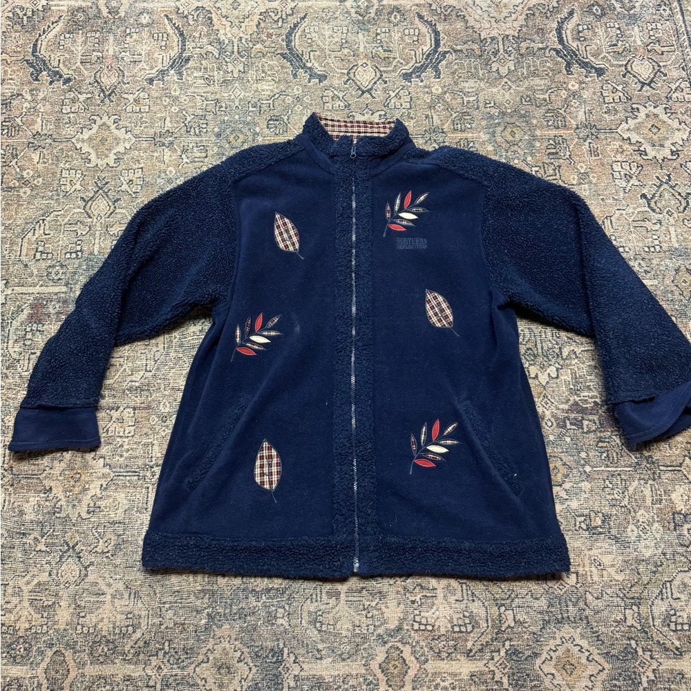 Vintage 90s Northern Reflections Fleece Jacket Women's size L